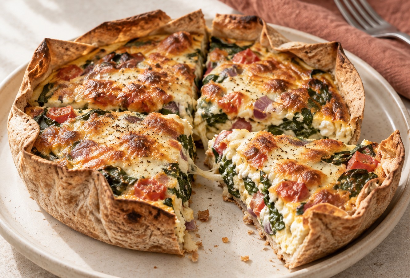 Tortilla Quiche Recipe