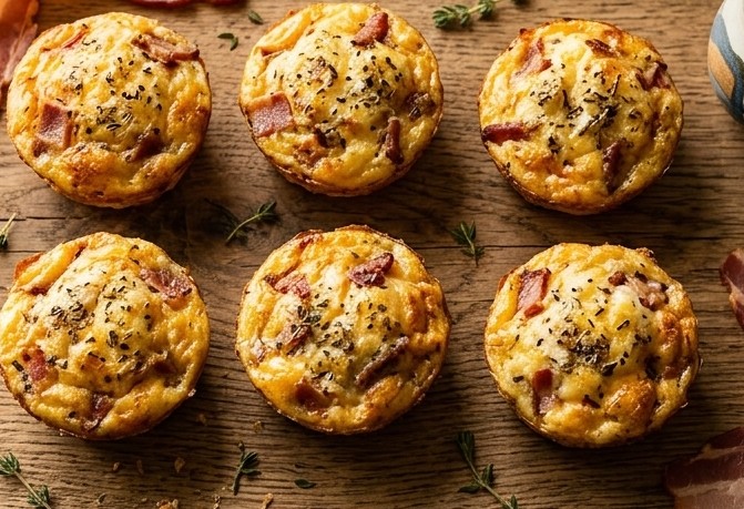 Easy High-Protein Savory Muffins (Low-Fat & Weight-Loss Friendly)