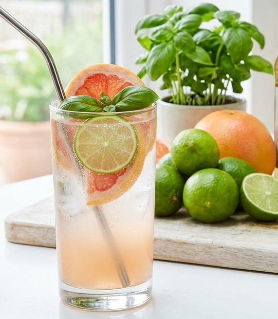 Zesty Grapefruit Ginger Mocktail