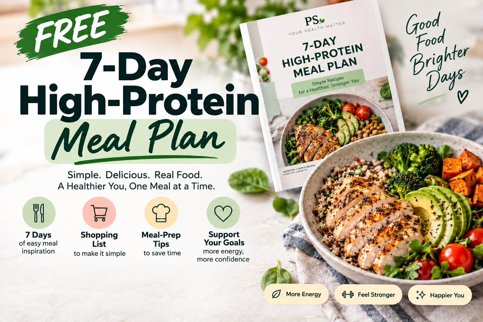 Get Your FREE 7-Day High-Protein Meal Plan