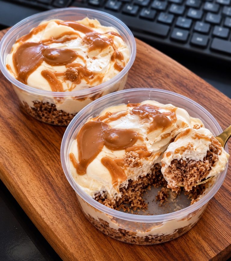 Biscoff Weetabix Cheesecake Easy Overnight Dessert