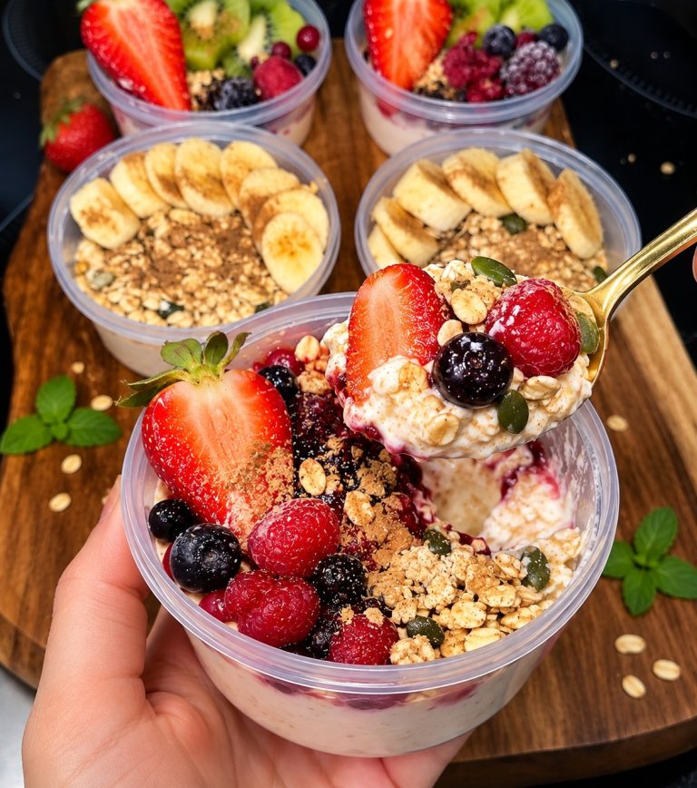 Overnight Oats with Yogurt 4 Easy and Healthy Fruit Recipes